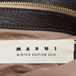 Pre Owned Marni Multicolor Fabric and Leather Tote
