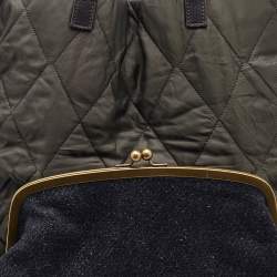 Pre Owned Marni Multicolor Fabric and Leather Tote