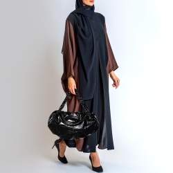 Pre Owned Marni Black Patent Leather Hobo