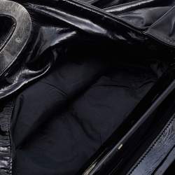 Pre Owned Marni Black Patent Leather Hobo