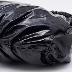 Pre Owned Marni Black Patent Leather Hobo