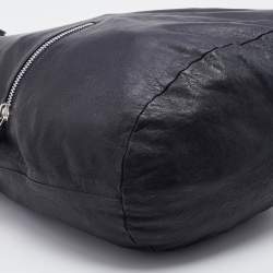 Marni Black Leather Bucket Shoulder Bag