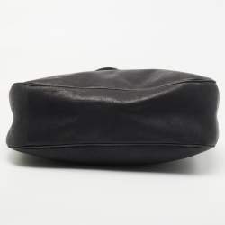 Pre Owned Marni Dark Blue Leather Kisslock Satchel