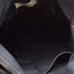 Pre Owned Marni Dark Blue Leather Kisslock Satchel