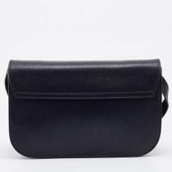 Pre Owned Marni Black Leather Embellished Shoulder Bag