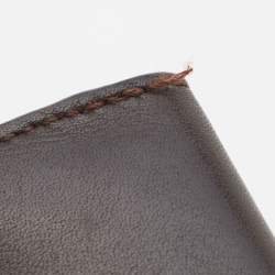 Marni Dark Brown Leather Card Holder