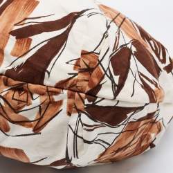 Marni Multicolor Print Fabric Rope Hobo