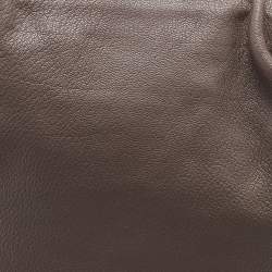 Marni Brown Leather Frame Bag