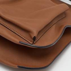 Marni Tan Leather Bandoleer Crossbody Bag