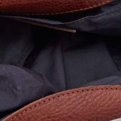 Pre Owned Marni Navy Blue Embroidered Fabric Frame Embellished Clutch Bag