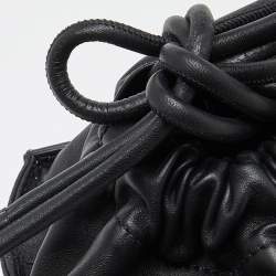 Pre Owned Marni Multicolor Leather Coffer Drawstring Clutch Bag
