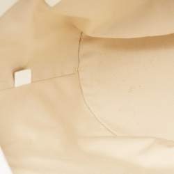 Pre Owned Marni White/Natural Raffia and Leather Small Tropicalia Tote