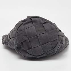 Pre Owned Marni Grey Woven Canvas Bucket Bag