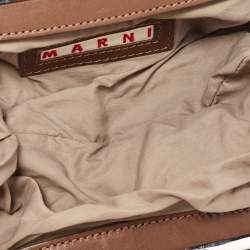Pre Owned Marni Green Fabric Frame Clutch