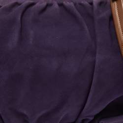 Pre Owned Marni Purple Suede and Leather Frame Shoulder Bag