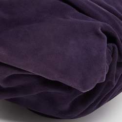 Pre Owned Marni Purple Suede and Leather Frame Shoulder Bag