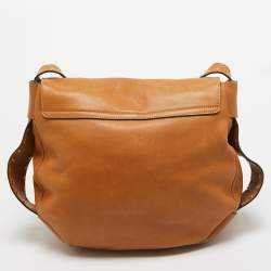 Marni Tan Leather Studs Around Messenger Bag