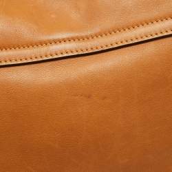 Marni Tan Leather Studs Around Messenger Bag