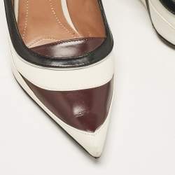 Marni Tricolor Leather Wedge Pumps Size 37
