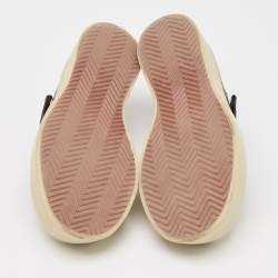 Marni Black/Cream Leather and Rubber Mary Jane Flats Size 36