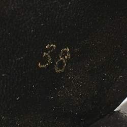 Pre Owned Marni Metallic Pink Leather Fussbett Crisscross Slingback Flat Sandals Size 38