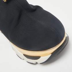 Marni Black Nylon Platform Bungee Sneakers Size 39