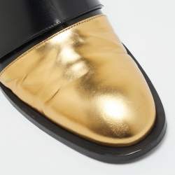 Pre Owned Marni Trunk Size 39.5 Black Leather Oxfords