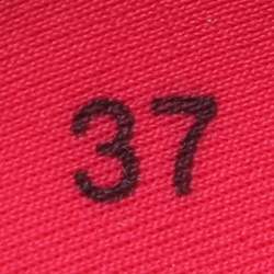 Pre Owned Marni Size 37 Silver Foil Leather Low Top Sneakers