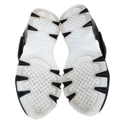 Pre Owned Marni Black Mesh and Glitter Mary Jane Sneakers Size 36