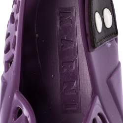 Pre Owned Marni Purple Jelly Slingback Sandals Size 36