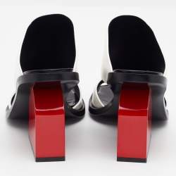 Pre Owned Marni White Leather Open Toe Slide Sandals Size 40