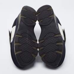 Marni Multicolored Neoprene and Leather Velcro Strap Sneakers Size 38