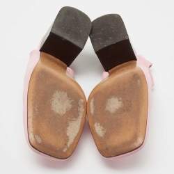 Marni Pink Leather Slingback Pumps Size 38