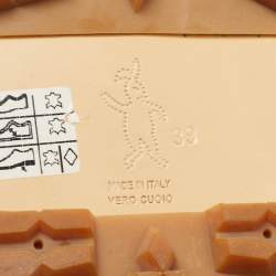 Pre Owned Marni Multicolor Leather and Calf Hair Animal Print Slingback Sandals Size 39