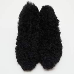 Marni Black Shearling Pumps Size 37