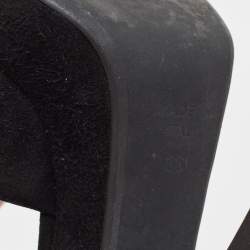 Marni Black Suede Platform Ankle Strap Sandals Size 36