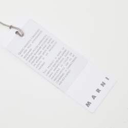 Pre Owned Marni Black/Grey Leather Ankle Strap Pumps Size 37.5