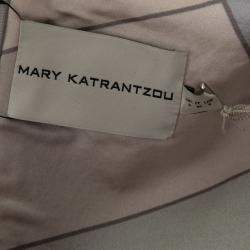 Mary Katrantzou Multicolor Lurex Insert Jacquard Desert Walker Sleeveless Lupin Dress S