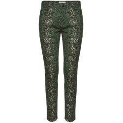 Mary Katrantzou Peacock Green Printed Skinny Jeans S