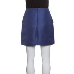 Mary Katrantzou Multicolor Printed Kalion Double Satin Mini Skirt M