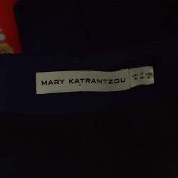 Mary Katrantzou Multicolor Printed Kalion Double Satin Mini Skirt M