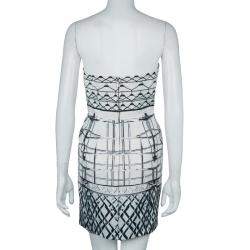 Mary Katrantzou Printed Strapless Dress M