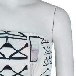 Mary Katrantzou Printed Strapless Dress M