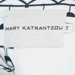 Mary Katrantzou Printed Strapless Dress M