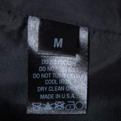 Mathew Adams Dolan Black Opera Checkered Wool Double Breasted Blazer M