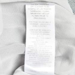 Pre Owned تنورة ماتيسيفسكي رمادي شبكي بطيات ملتفة غير متماثلة مقاس متوسط (ميديم)