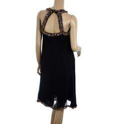 Pre Owned Matthew Williamson Embellished Halterneck Dress S