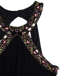 Pre Owned Matthew Williamson Embellished Halterneck Dress S