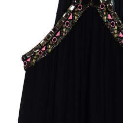 Pre Owned Matthew Williamson Embellished Halterneck Dress S
