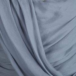 Matthew Williamson Grey Silk Draped Asymmetric Embellished Gown M